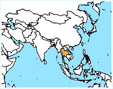 mapa - Thaiföldi Királyság