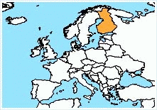 mapa - Finn Köztársaság(Suomen Tasavalta)