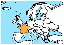 mapa - Francia Köztársaság
